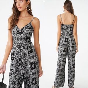 Forever 21 Paisley Jumpsuit